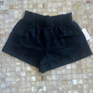 A New Day Metallic  Black Women's Shorts NWT